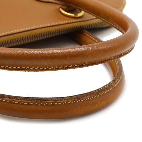 HERMES Bolide 35 handbag shoulder bag Cushvel leather gold light brown ○Y stamp - Picture 6 of 10
